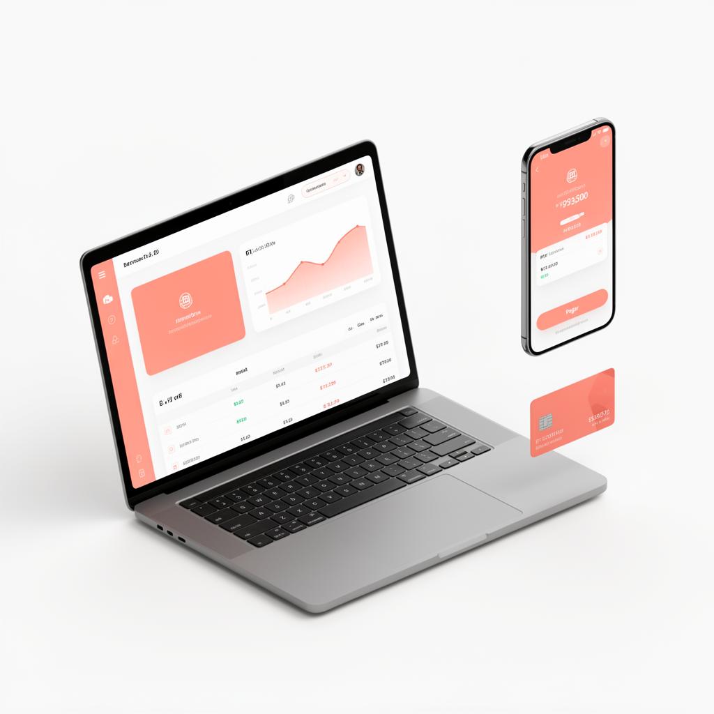 Dashboard Forge e checkout móvel com PIX